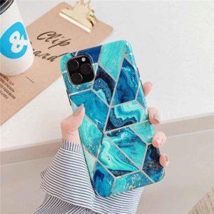 iPhone 11, 11 Pro, 11 Pro Max, Xs Max, X, Xs, XR, 8/7, 8/7 Plus, 6 Plus Protector TPU Marmol