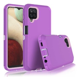 Samsung A22 4G - Protector defender 3 capas purpura