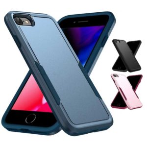 Comprar Funda de teléfono para iPhone 7 8 SE 2020, funda trasera de  teléfono lisa cuadrada de silicona líquida suave a prueba de golpes, regalo  para iPhone 7 8