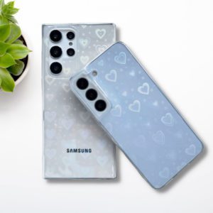 Samsung S22 Ultra & S22 Plus - Protector elegante con marco de goma serie LV  Lite