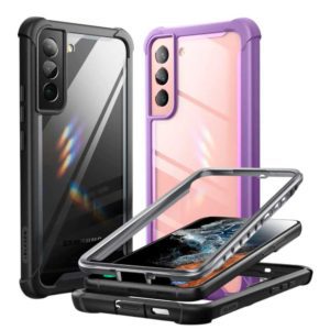 Samsung S22 Plus - Estuche rígido, transparente y resistente serie ares