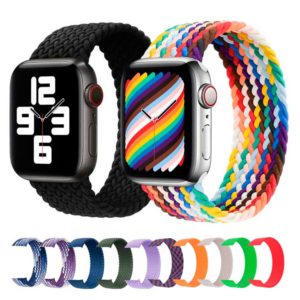 Bandes de nylon extensibles compatibles avec Apple Watch 42mm 44mm