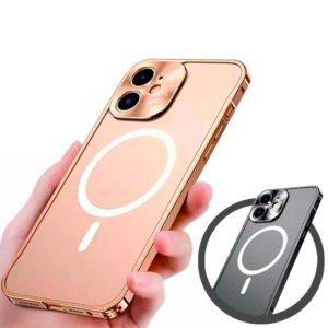 iPhone 12 - Protector metálico resistente a los golpes, serie metal magsafe