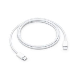 Soporte de carga USB C no inalámbrico para iPhone 15/15 Pro Max - Cargador  de escritorio con cable de carga rápida, conector tipo C (blanco)