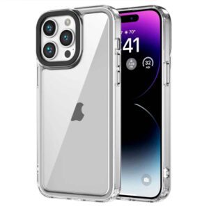 iPhone 14 Pro - Protector airbag acrilico transparente TPU anti golpes serie cripto