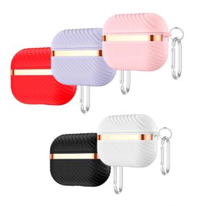Airpods 3 & Airpos Pro - Protector de silicona resistente para audífonos, serie flocado