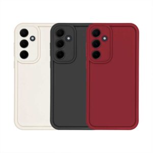 Samsung S24 FE - Protector de silicona suave con protección completa para cámara, serie jafe
