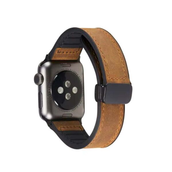 Apple Watch 38/40/41 MM - Correa de cuero con cierre magnético, serie Cueromag - Imagen 2