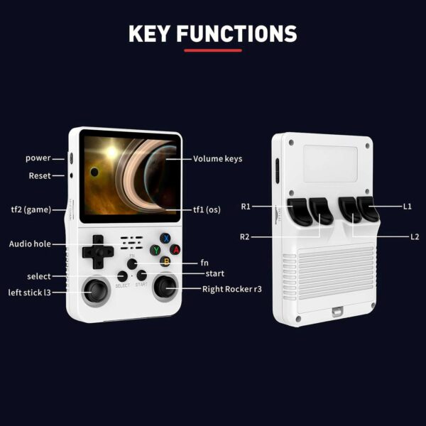 Mini consola R36S - Consola portátil de video juegos retro, joystick 3D y pantalla IPS de 3.5 pulgadas - Imagen 9