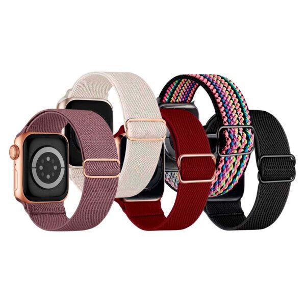 Apple Watch 42/44/45/49 MM - Correa de nylon elástico ajustable, serie nylon Strap