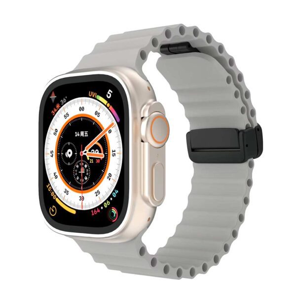 Apple Watch 42/44/45/49 MM - Banda magnética, correa de silcone, serie loop - Imagen 5