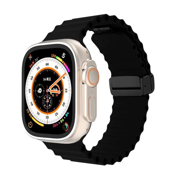 Apple Watch 42/44/45/49 MM - Banda magnética, correa de silcone, serie loop - Imagen 2