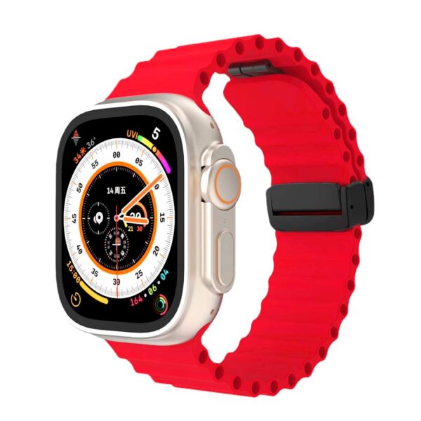 Apple Watch 38/40/41 MM - Banda magnética, correa de silcone, serie loop - Imagen 3