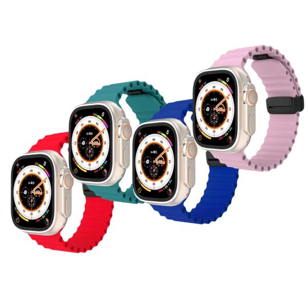 Apple Watch 38/40/41 MM - Banda magnética, correa de silcone, serie loop