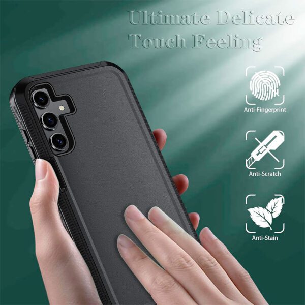 Samsung A26 - Protector defender negro de 3 capas con clip para cinturón - Imagen 5