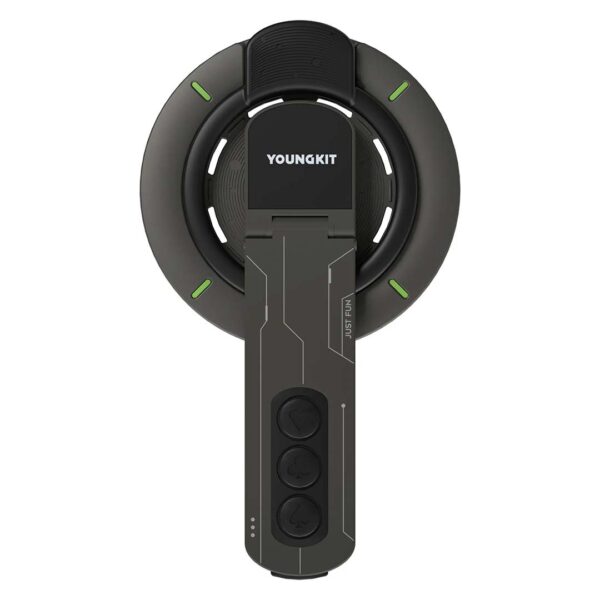 Youngkit - Soporte magnético más ring de doble cara con anillo de silicone