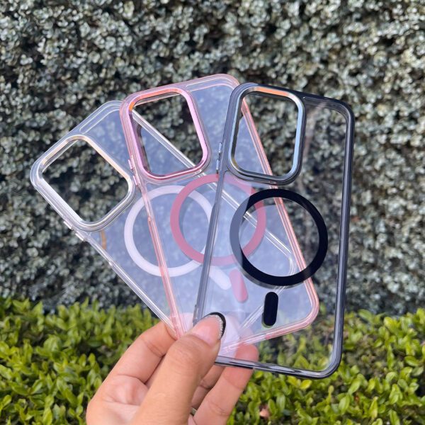 Honor 200 Lite - Protector transparente magsafe, protección de cámara metálica, serie duby
