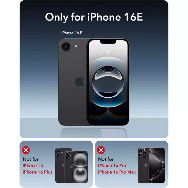 iPhone 16E - Protector transparente magsafe resistente a los golpes - Imagen 8