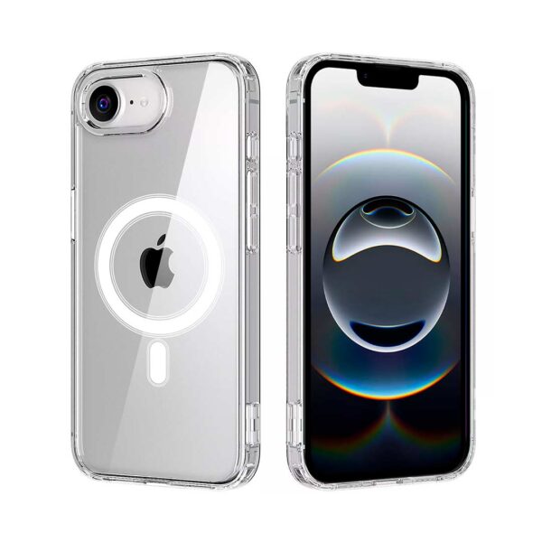 iPhone 16E - Protector transparente magsafe resistente a los golpes
