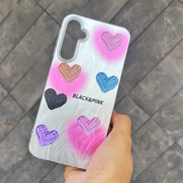 Samsung A15 - Protector de lujo, diseño colorido de corazón y estrellas, serie chuli - Imagen 2