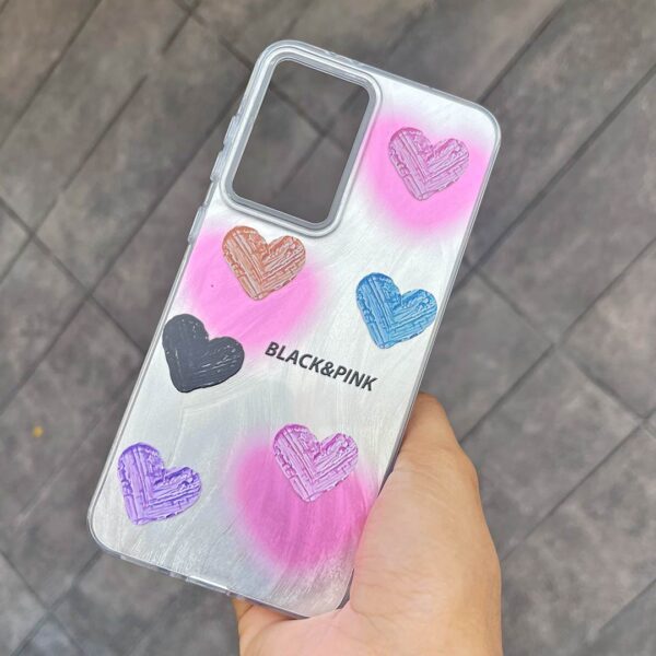 Samsung A56 - Protector de lujo, diseño colorido de corazón y estrellas, serie chuli - Imagen 3