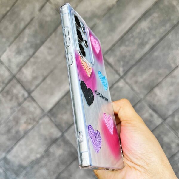 Samsung S24 Ultra - Protector de lujo, diseño colorido de corazón y estrellas, serie chuli - Imagen 4
