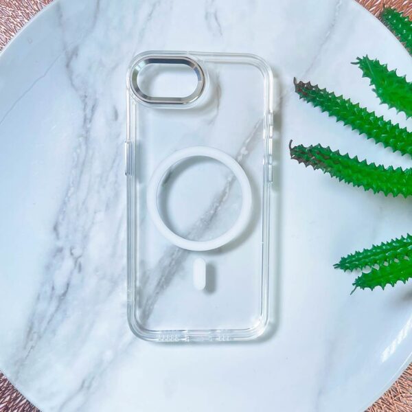 iPhone 16E - Protector transparente magsafe, protección de cámara metálica, serie duby - Imagen 2