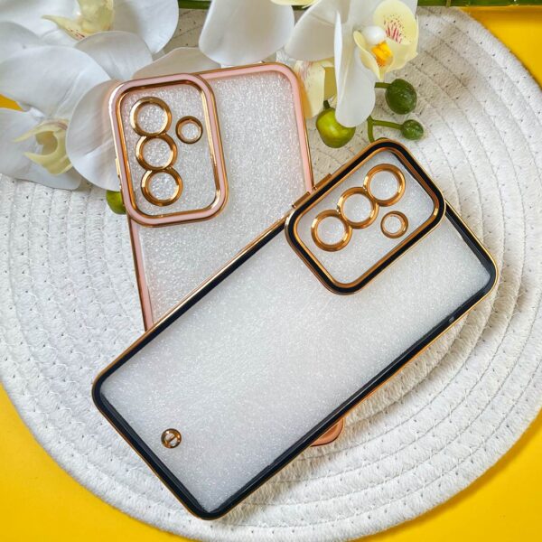 Samsung A16 & A26 - Protector TPU transparente suave enchapada con cubierta de cámara serie mercurio