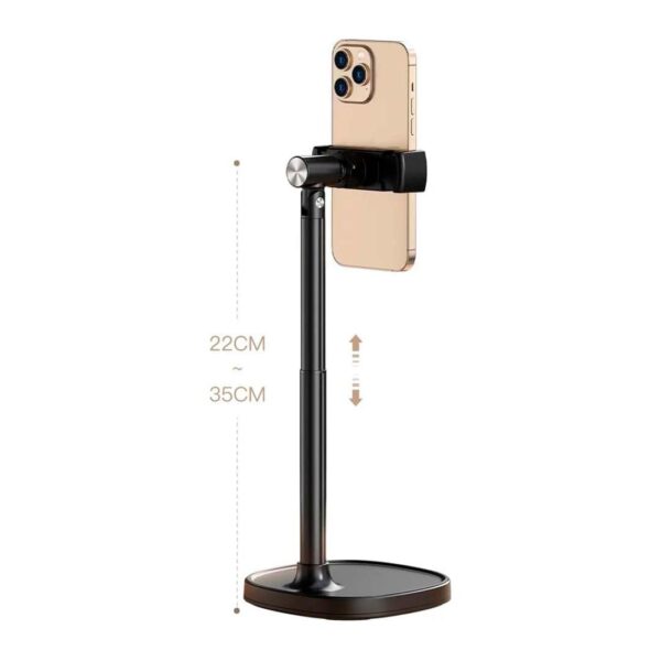 X66PRO - Soporte de escritorio para celular, ajustable de alutura y ángulo 360° - Imagen 3