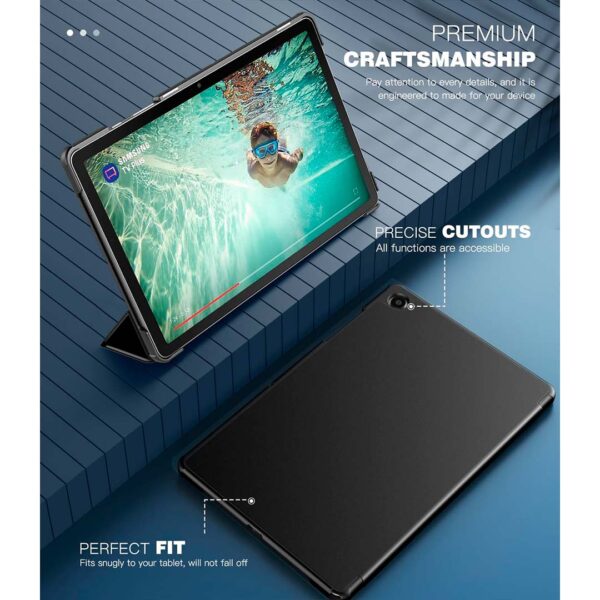 Samsung Tab A9 Plus - Protector 360° delgado y ligero con soporte rígido, serie run - Imagen 5
