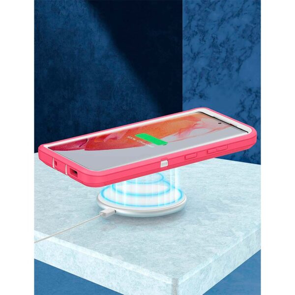 Samsung S21 Ultra - Protector de 3 capas resistente a los golpes serie defender - Imagen 7