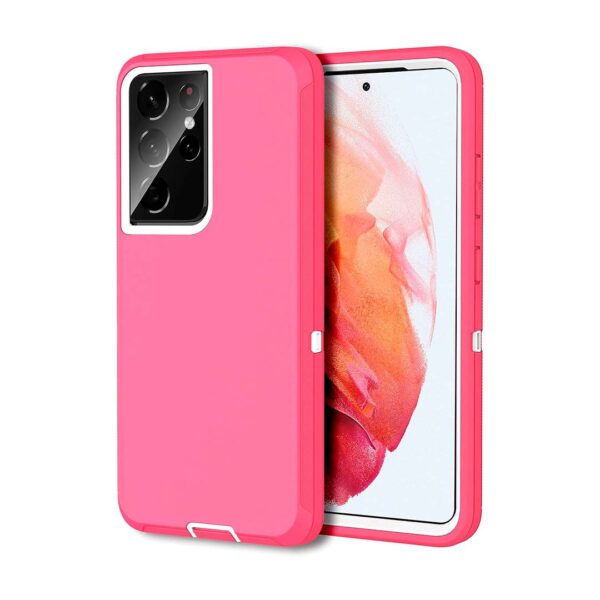 Samsung S21 Ultra - Protector de 3 capas resistente a los golpes serie defender - Imagen 2