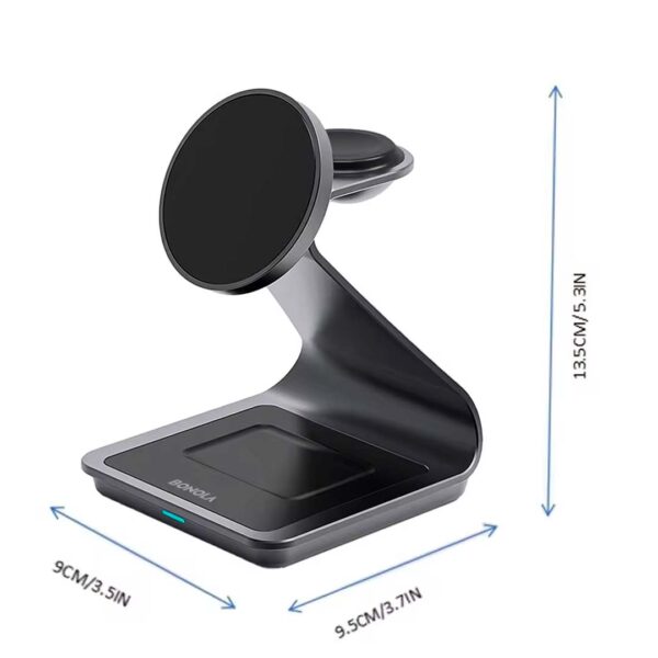 Estación de carga para Samsung - Cargador inalambrico 3 en 1, 15W, Galaxy phone, Galaxy Watch, Galaxy Buds - Imagen 9