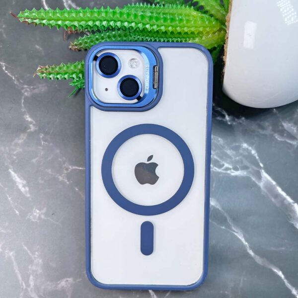 iPhone 13 - Protector magsafe, con lentes de cámara incluidos y soporte de mesa, serie Unido View - Imagen 2