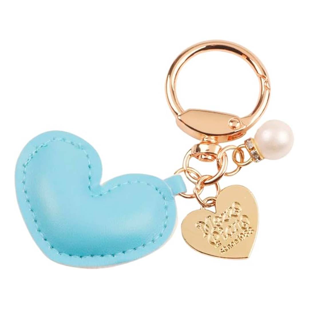 LLavero de cuero diseño de corazón para bolsos, monederos - Imagen 7