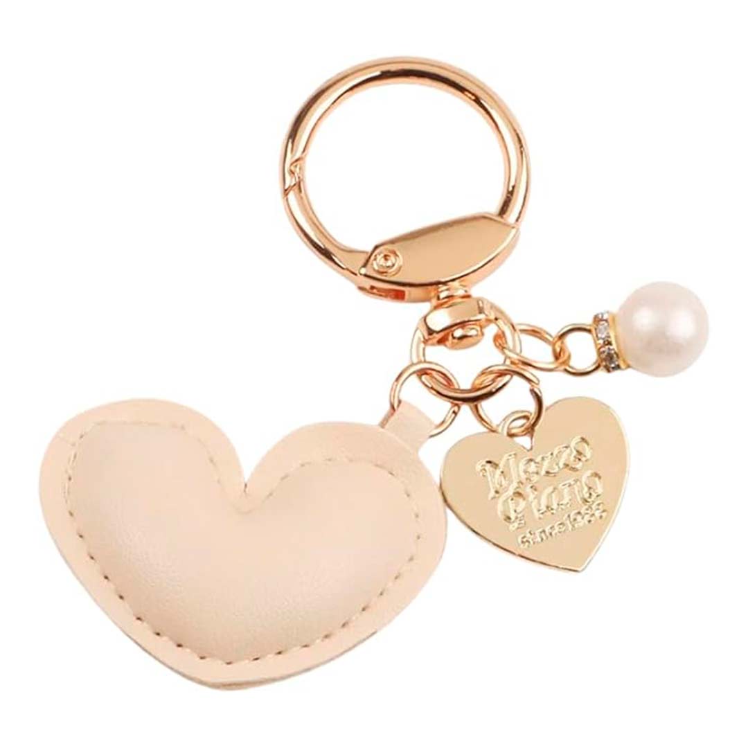 LLavero de cuero diseño de corazón para bolsos, monederos - Imagen 6