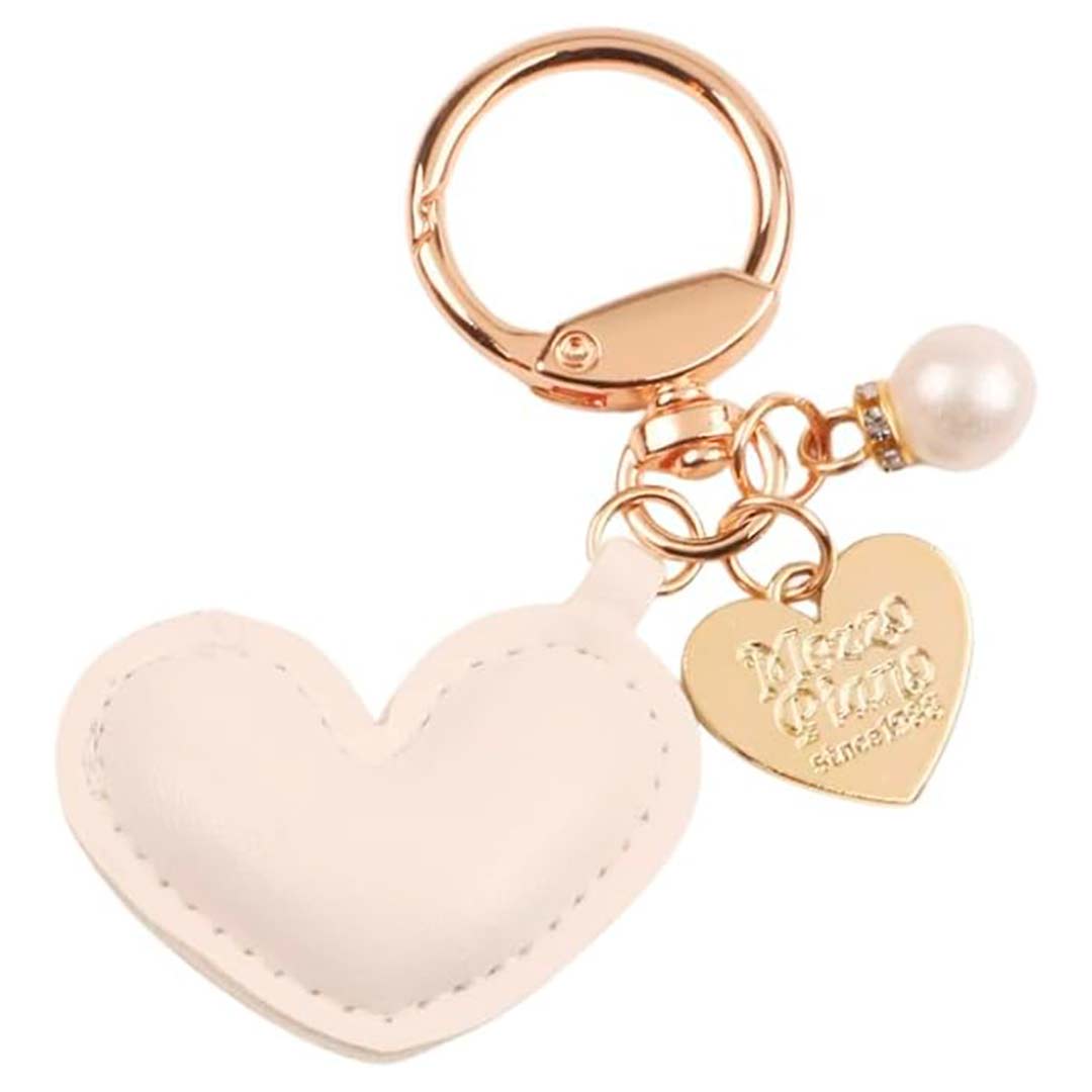 LLavero de cuero diseño de corazón para bolsos, monederos - Imagen 5