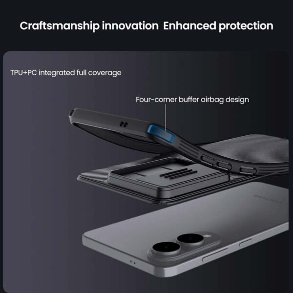 Samsung S25 Edge - Protector Nillkin Camshield Pro magnetico con cubierta deslizante para cámara - Imagen 8