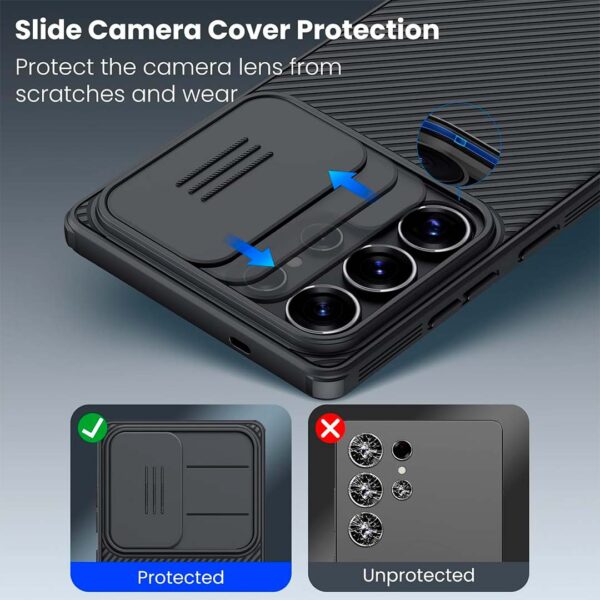 Samsung S25 Ultra - Protector Nillkin Camshield Pro magnetico con cubierta deslizante para cámara - Imagen 2
