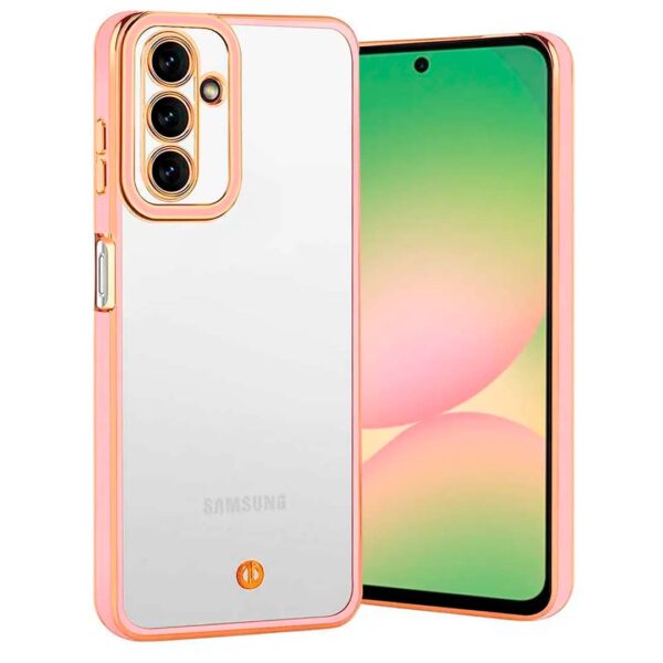 Samsung A56 - Protector TPU transparente suave enchapada con cubierta de cámara serie mercurio - Imagen 3
