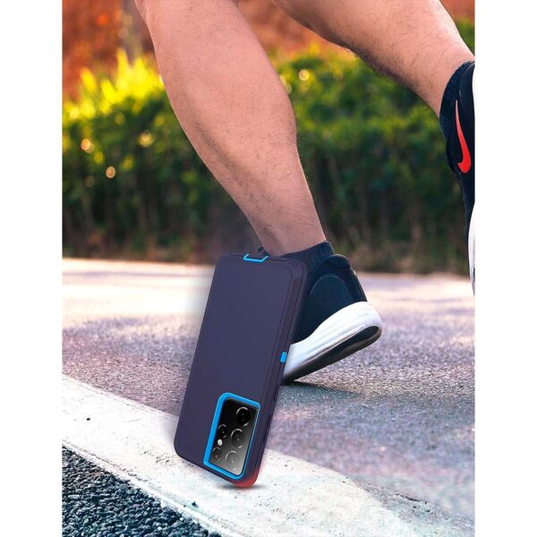 Samsung S21 Ultra - Protector de 3 capas resistente a los golpes serie defender - Imagen 9