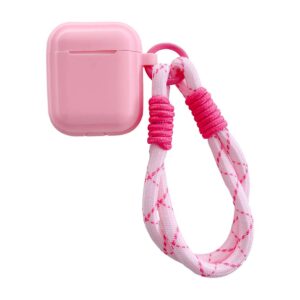 AirPods 2 - Protector de silicona, con accesorios de cordón, serie lazo
