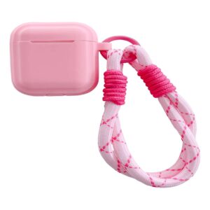 AirPods 3 - Protector de silicona, con accesorios de cordón, serie lazo