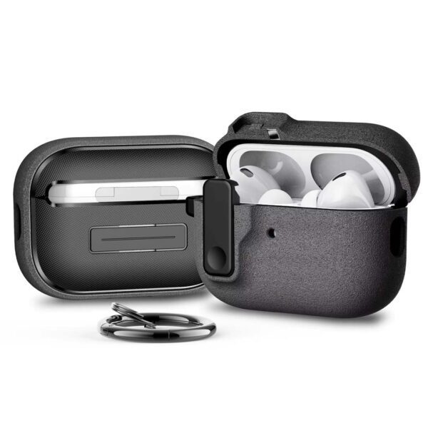 Airpods Pro & Pro 2 - Protector con cierre de hebilla, resistente a golpes, serie poma - Imagen 3