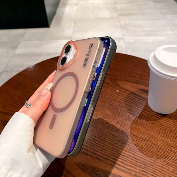 iPhone 16 - Protector compatible con magsafe, delgado y resistente a golpes, serie Ronda - Imagen 7