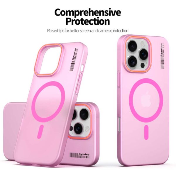 iPhone 16 Pro Max & 16 Pro - Protector compatible con magsafe, delgado y resistente a golpes, serie Ronda - Imagen 8