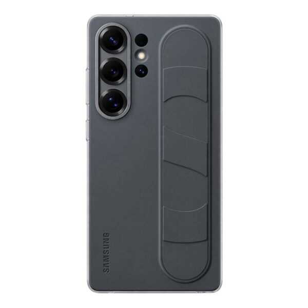 Samsung S25 Ultra - Protector con soporte de agarre, diseño duradero y suave al tacto, serie Standing Grip