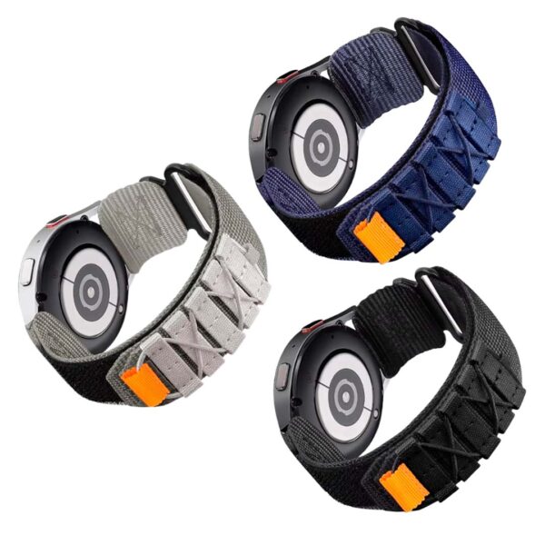 Galaxy Watch 22MM - Banda de nailon con diseño de bucle de tejido, serie travesia