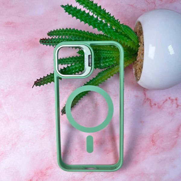 iPhone 11 - Protector magsafe, con lentes de cámara incluidos y soporte de mesa, serie Unido View - Imagen 6