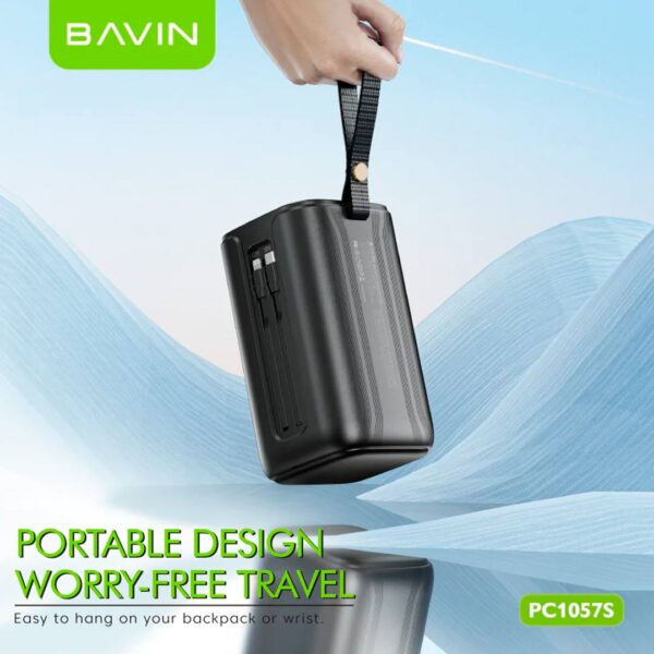 Bavin - Power Bank portátil con capacidad de 80,000 mAh, con Linterna Led, carga rápida de hasta 22.5W - Imagen 5